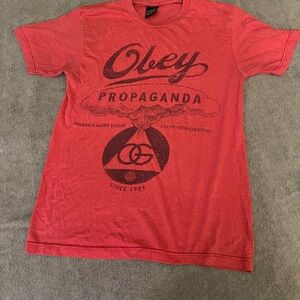 Obey Red Propaganda Tee